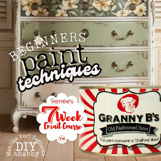 Chalk-Painting Course for Beginners (email) - Granny B's Old Fashioned Paint