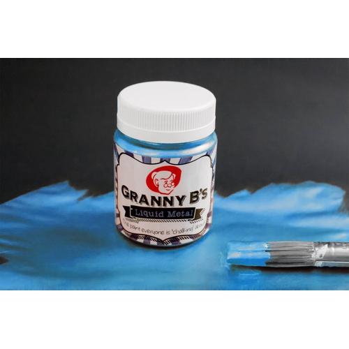 Liquid Metal Bermuda Blue 125ml (colour shifting) - Granny B's Old Fashioned Paint