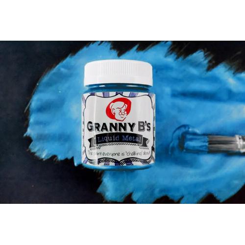Liquid Metal Bermuda Blue 125ml (colour shifting) - Granny B's Old Fashioned Paint
