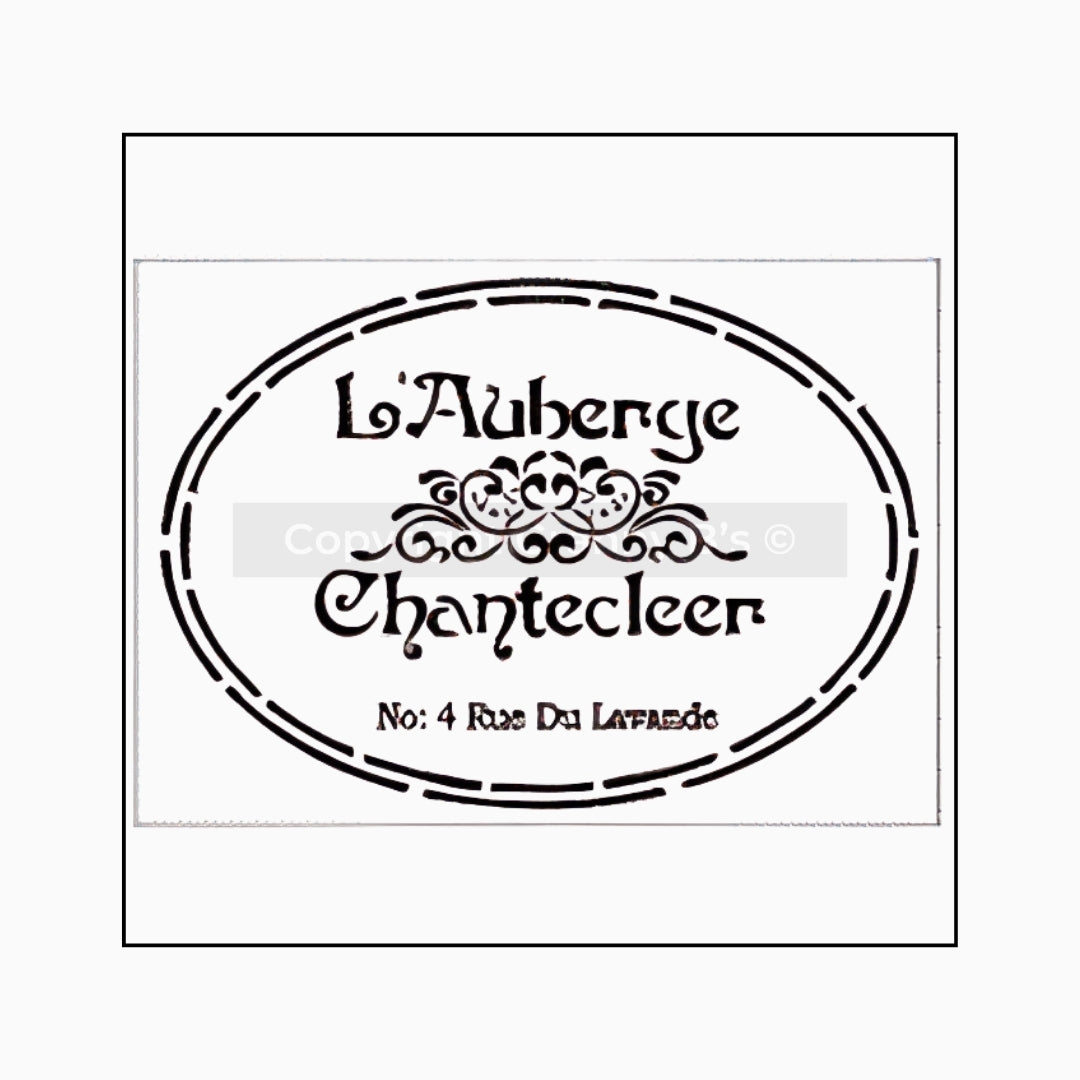Chantecleer Stencil