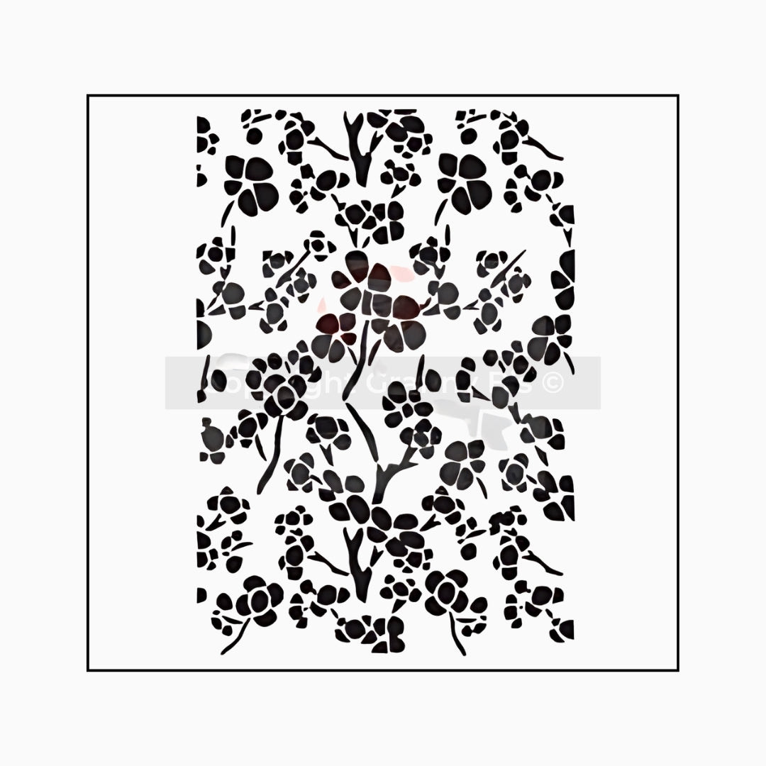Cherry Blossom Stencil - Granny B's Old Fashioned Paint