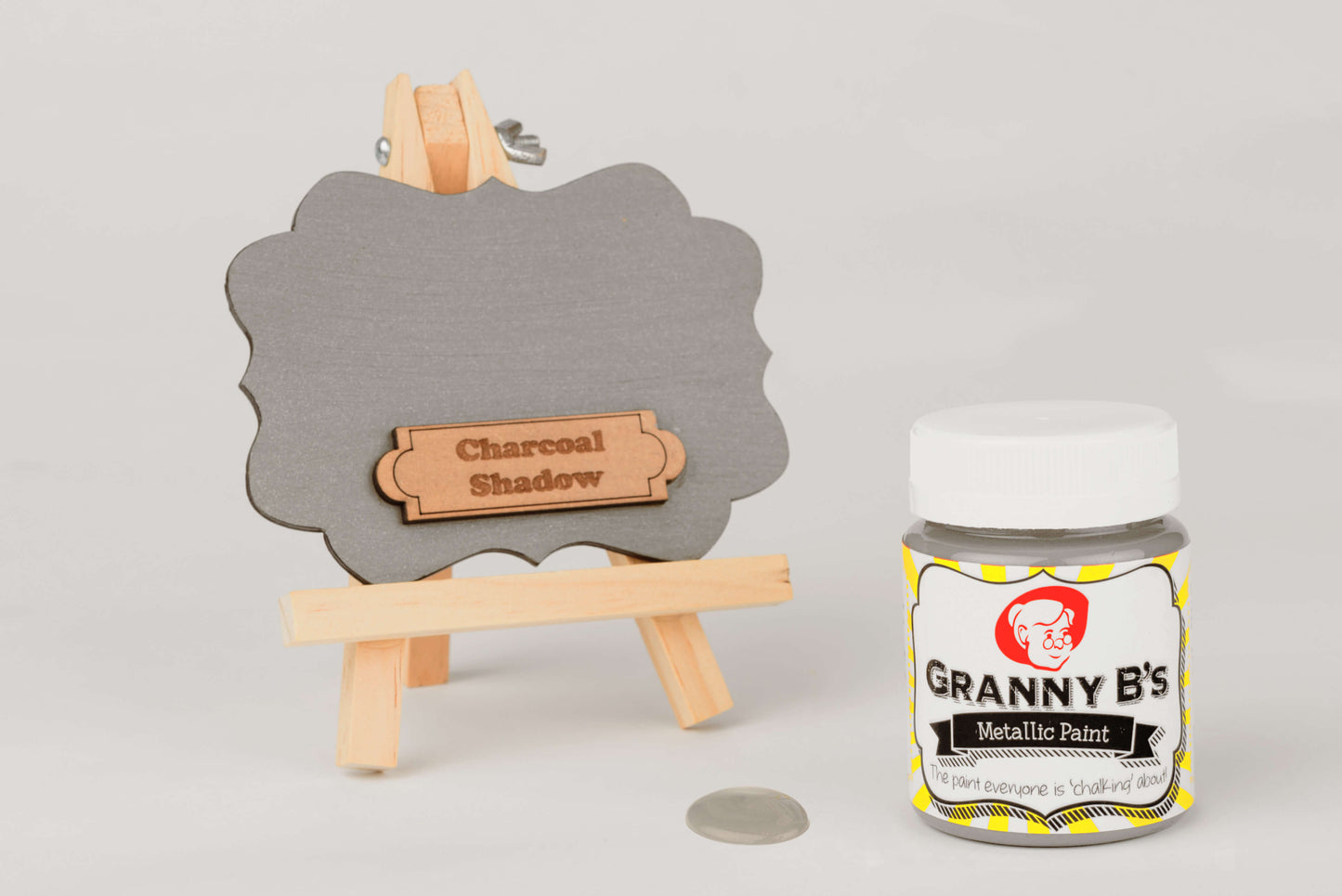 Metallic Chalkpaint - Charcoal Shadow