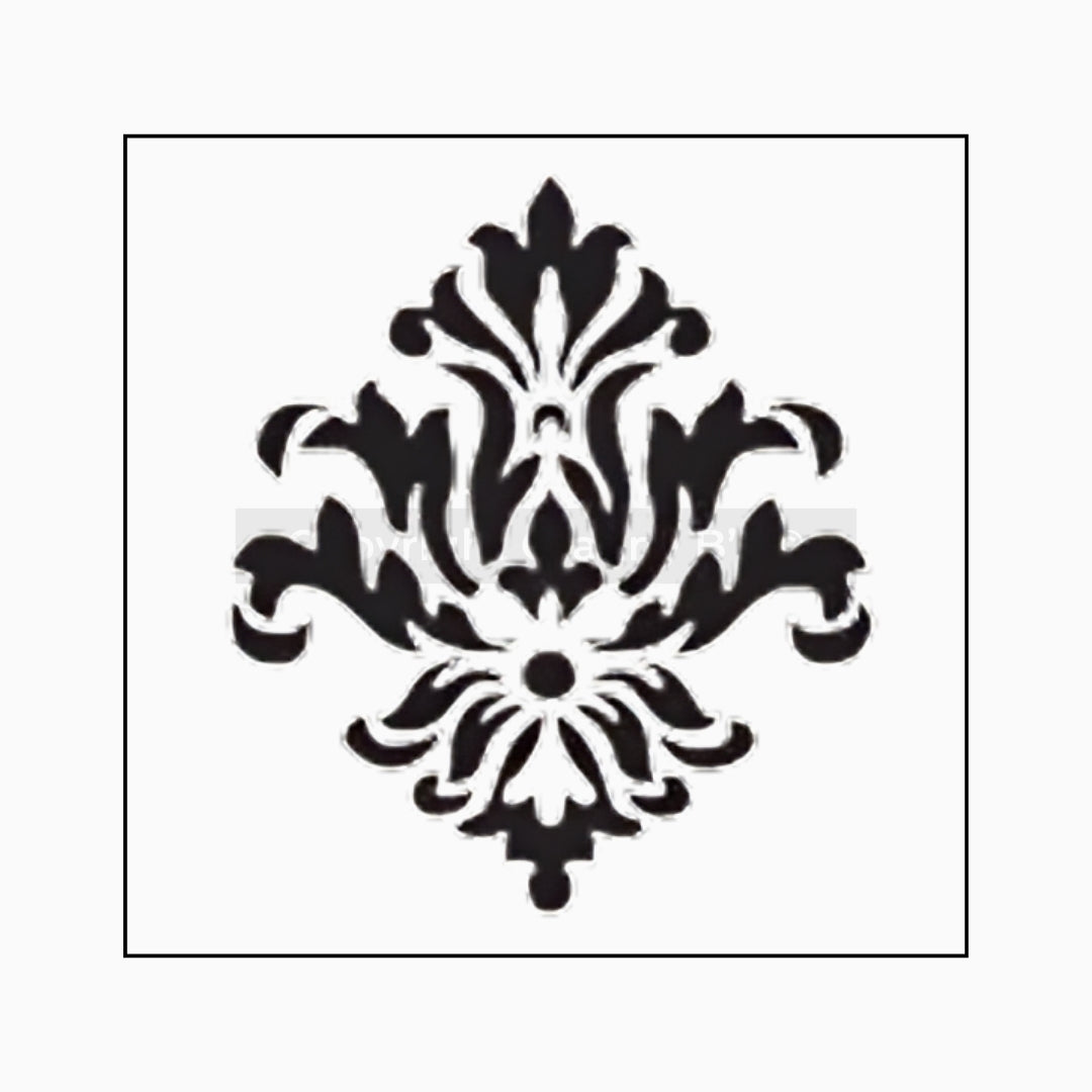 Damask Stencil - Granny B's Old Fashioned Paint