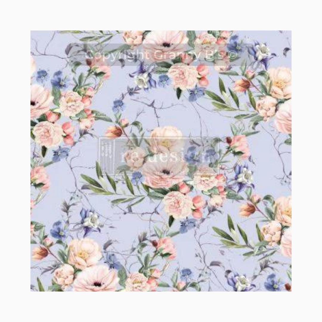 Decoupage Tissue Paper- Lavender Fleur