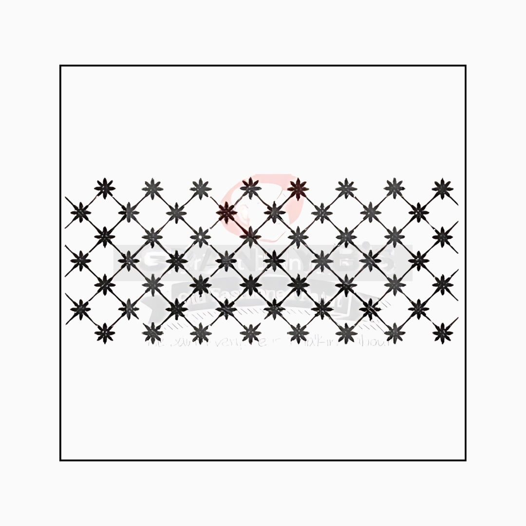 Flower Geometric Stencil - Granny B's Old Fashioned Paint