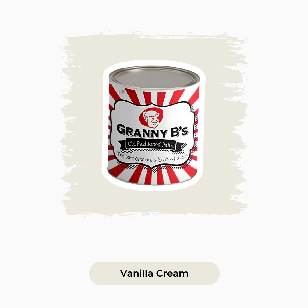 Chalkpaint - Vanilla Cream (Off White Cream) - Granny B's Old Fashioned Paint