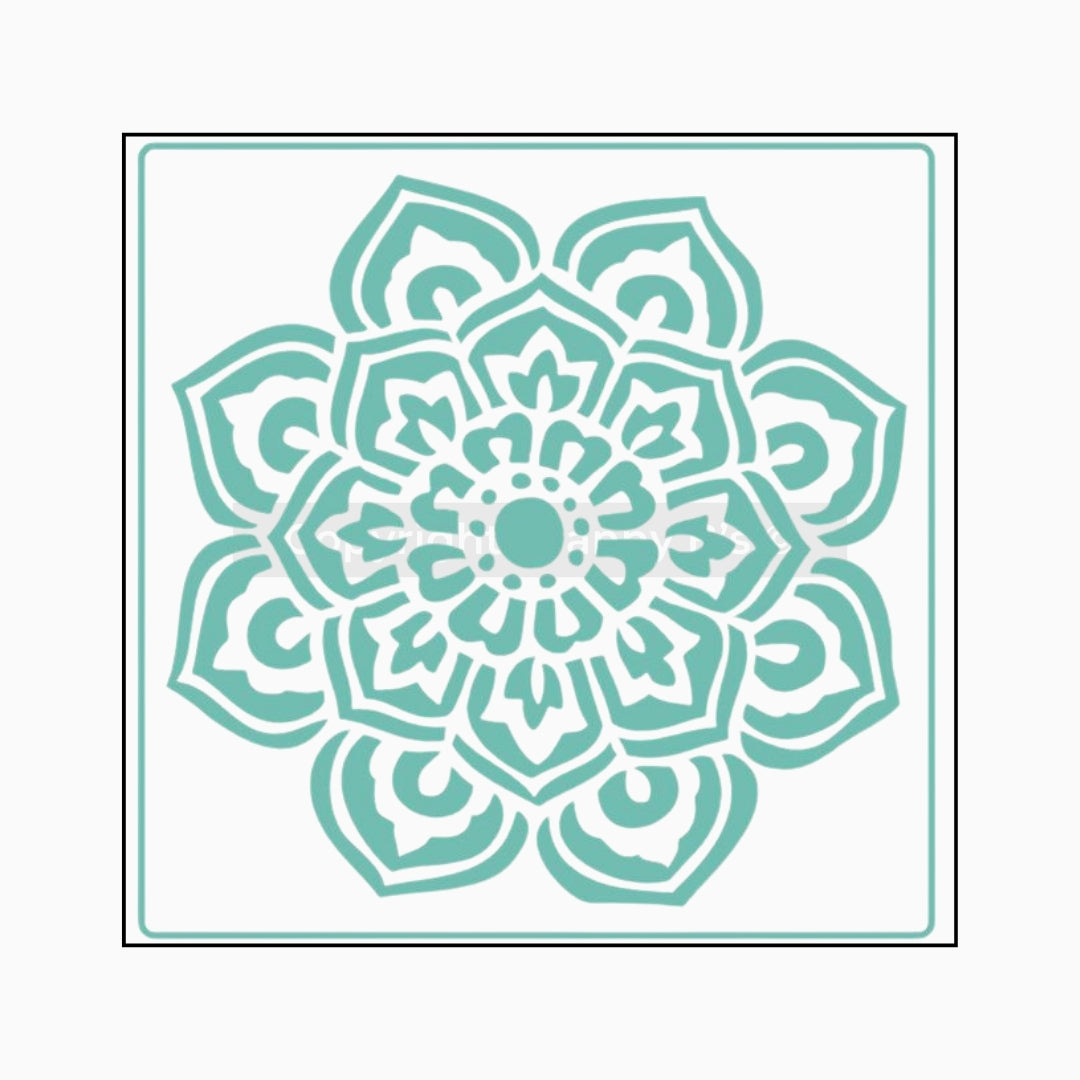 Indian Flower Mandalla - Stencil - Granny B's Old Fashioned Paint
