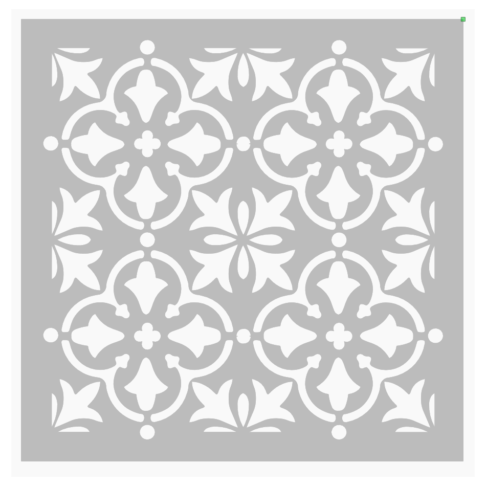 Portuguese Tile- Stencil