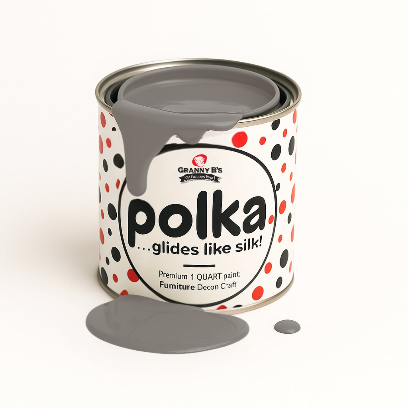 Polka.Paint - Pebble (stone grey)