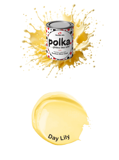 Polka.Paint - Day Lily (pale yellow)