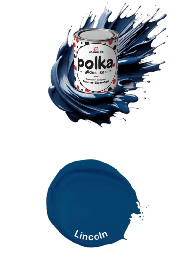Polka.Paint - Lincoln (navy blue)