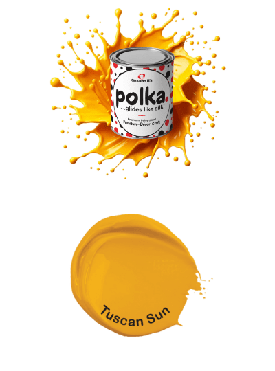 Polka.Paint - Tuscan Sun (tuscan yellow)