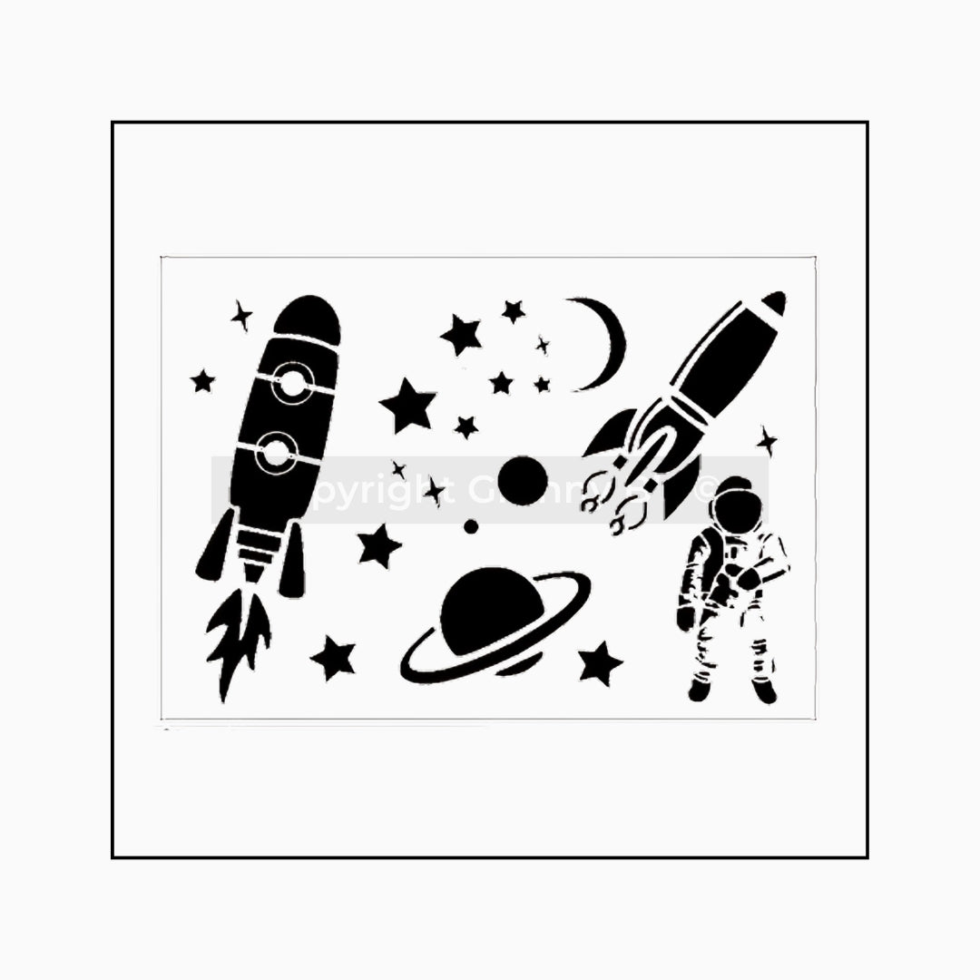 Space Stencil - Mylar