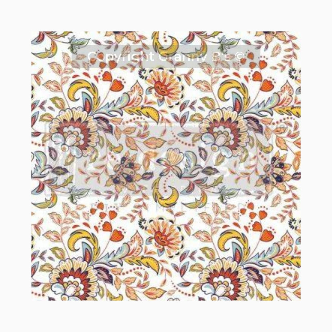 ‘Tangerine Spring’ - Decoupage Tissue Paper