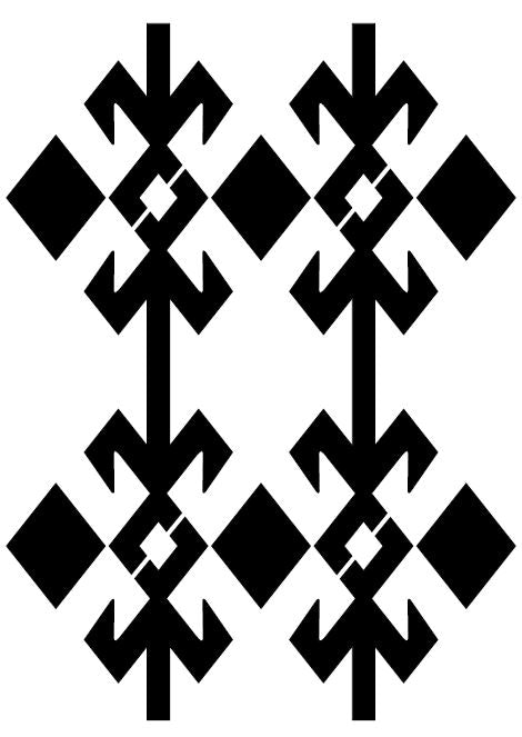 Aztec Stencil - Granny B's Old Fashioned Paint