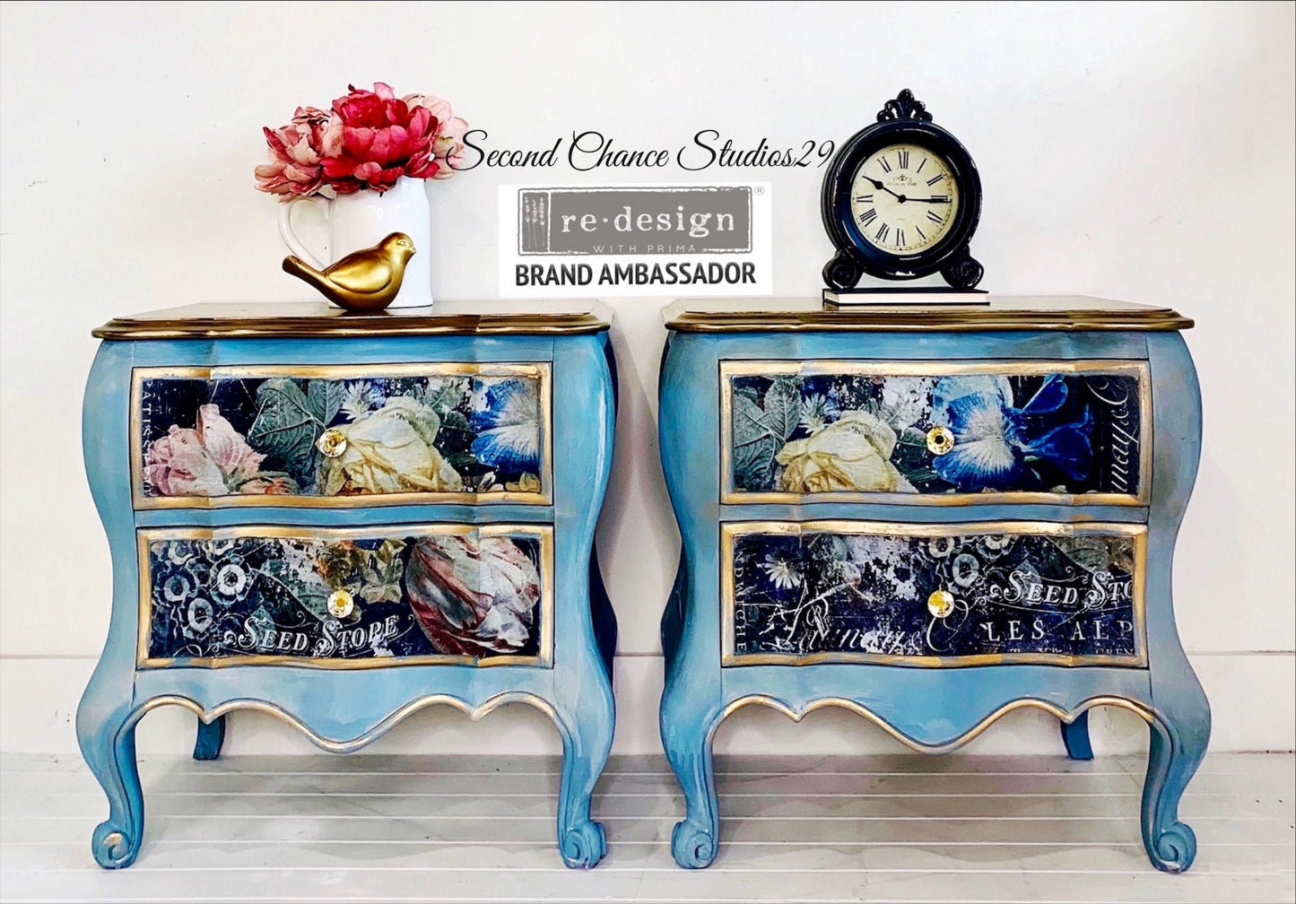 Decoupage Tissue Paper- Bridgette - Granny B's Old Fashioned Paint