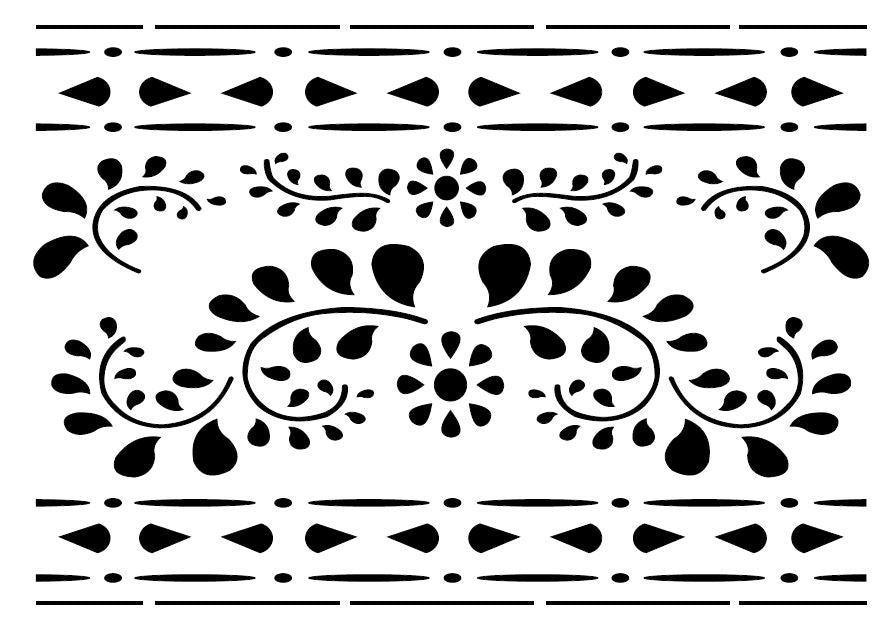 Faux Bone Stencil - Granny B's Old Fashioned Paint