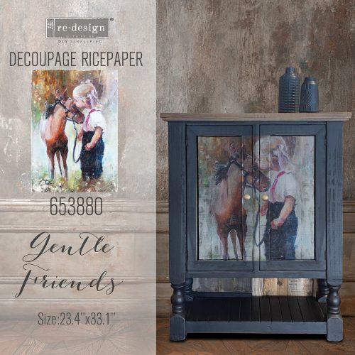 Decoupage Tissue Paper - Gentle Friends - Granny B's Old Fashioned Paint