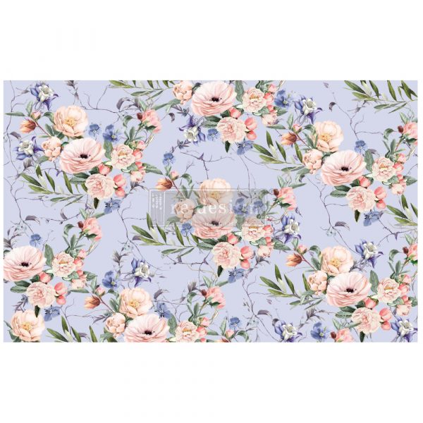 Decoupage Tissue Paper- Lavender Fleur - Granny B's Old Fashioned Paint