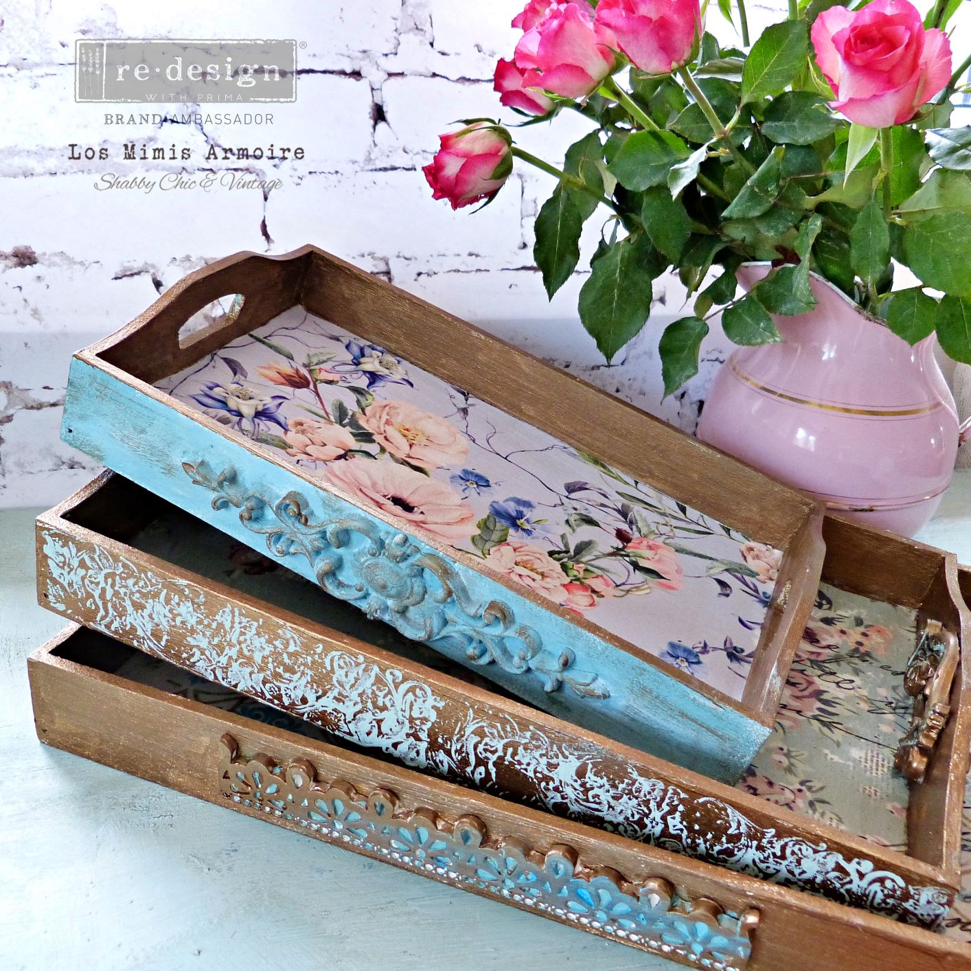 Decoupage Tissue Paper- Lavender Fleur - Granny B's Old Fashioned Paint