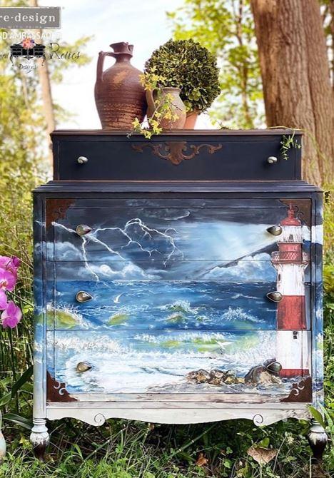 Lighthouse - Transfer (Prima Re-design) - Granny B's Old Fashioned Paint