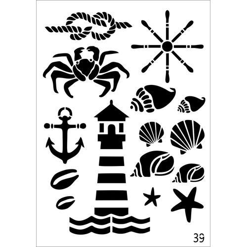 Nautical Stencil - Granny B's Old Fashioned Paint