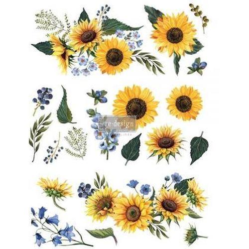 Sunflower Fields - Transfer (Prima Re-design) - Granny B's Old Fashioned Paint