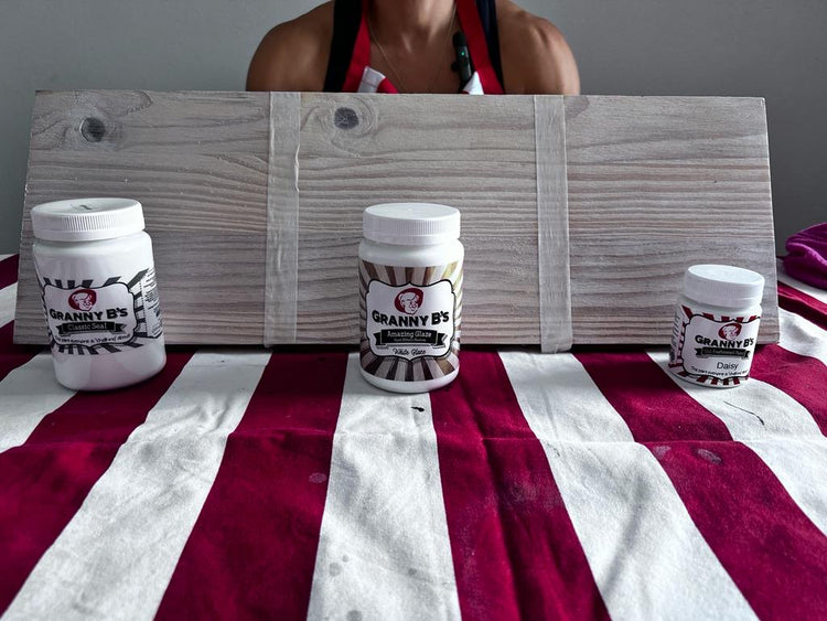 Granny B's How To Create A Whitewash Paint Effect Granny B's Old