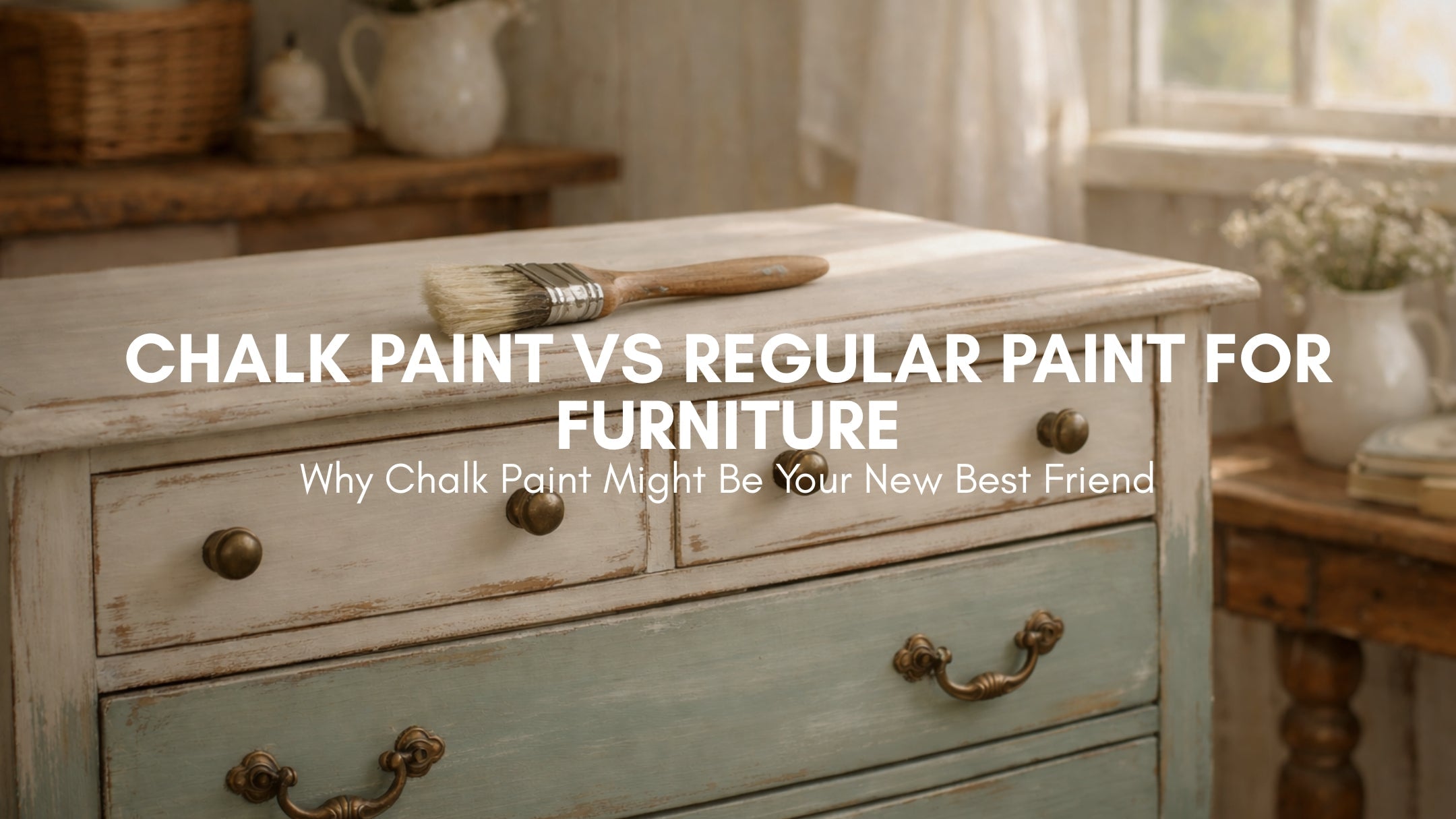 Chalk Paint vs Regular Paint | Granny B's – Granny B's Old Fashioned Paint