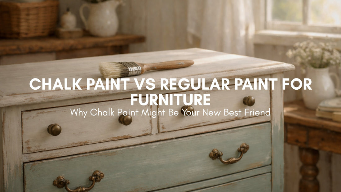 Chalk Paint vs Regular Paint for Furniture: Why Chalk Paint Might Be Your New Best Friend