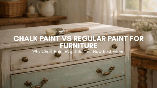 Chalk Paint vs Regular Paint for Furniture: Why Chalk Paint Might Be Your New Best Friend
