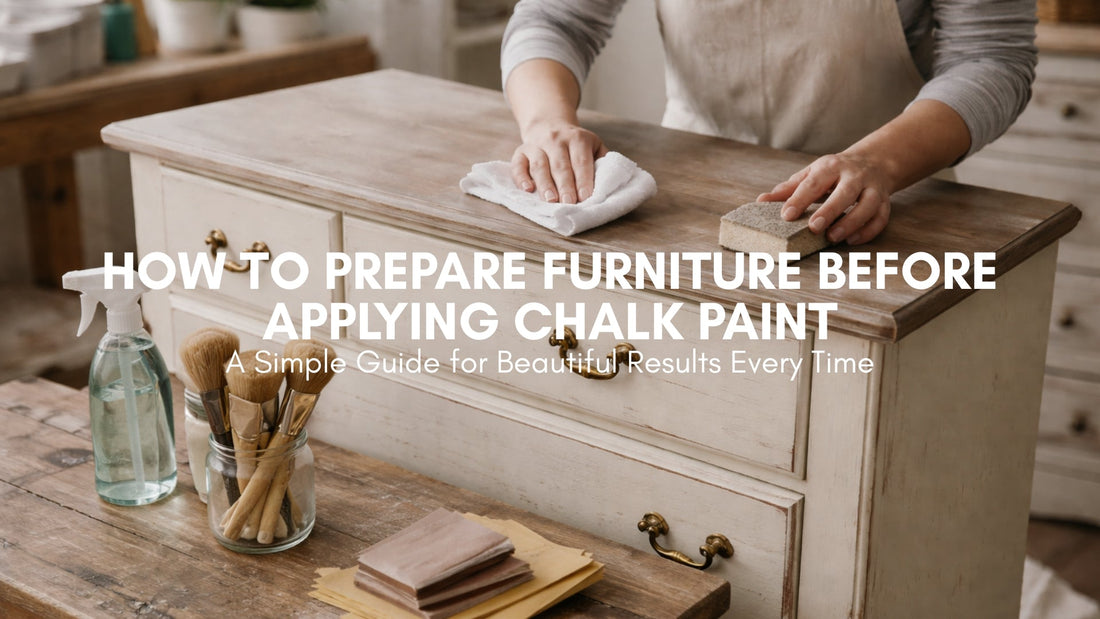 How to Prepare Furniture Before Applying Chalk Paint: A Simple Guide for Beautiful Results Every Time