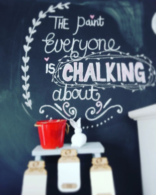 Create a Chalkboard Surface.... on just about any surface!