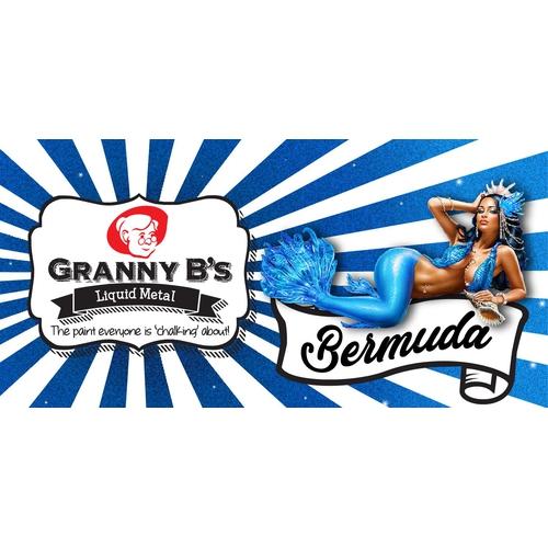Liquid Metal Bermuda Blue 125ml (colour shifting) - Granny B's Old Fashioned Paint