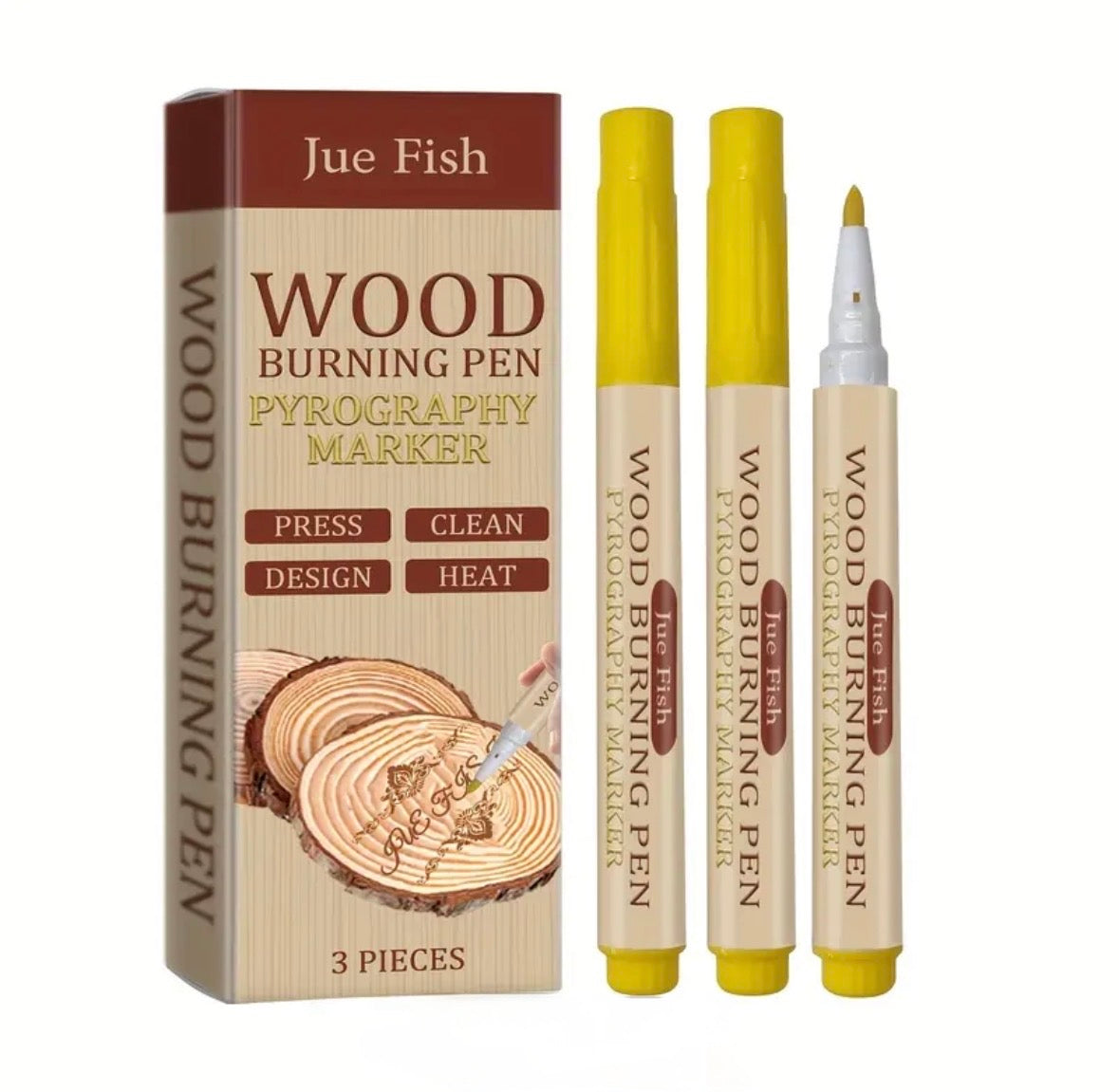 Wood Burning Marker 3 pack
