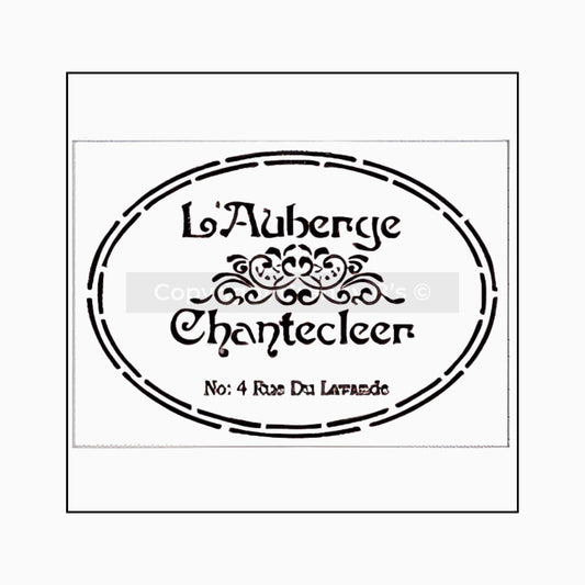 Chantecleer Stencil - Granny B's Old Fashioned Paint