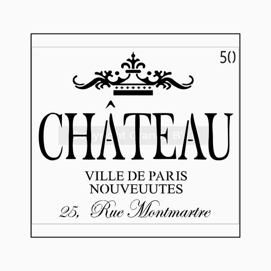 Chateau Stencil - Granny B's Old Fashioned Paint
