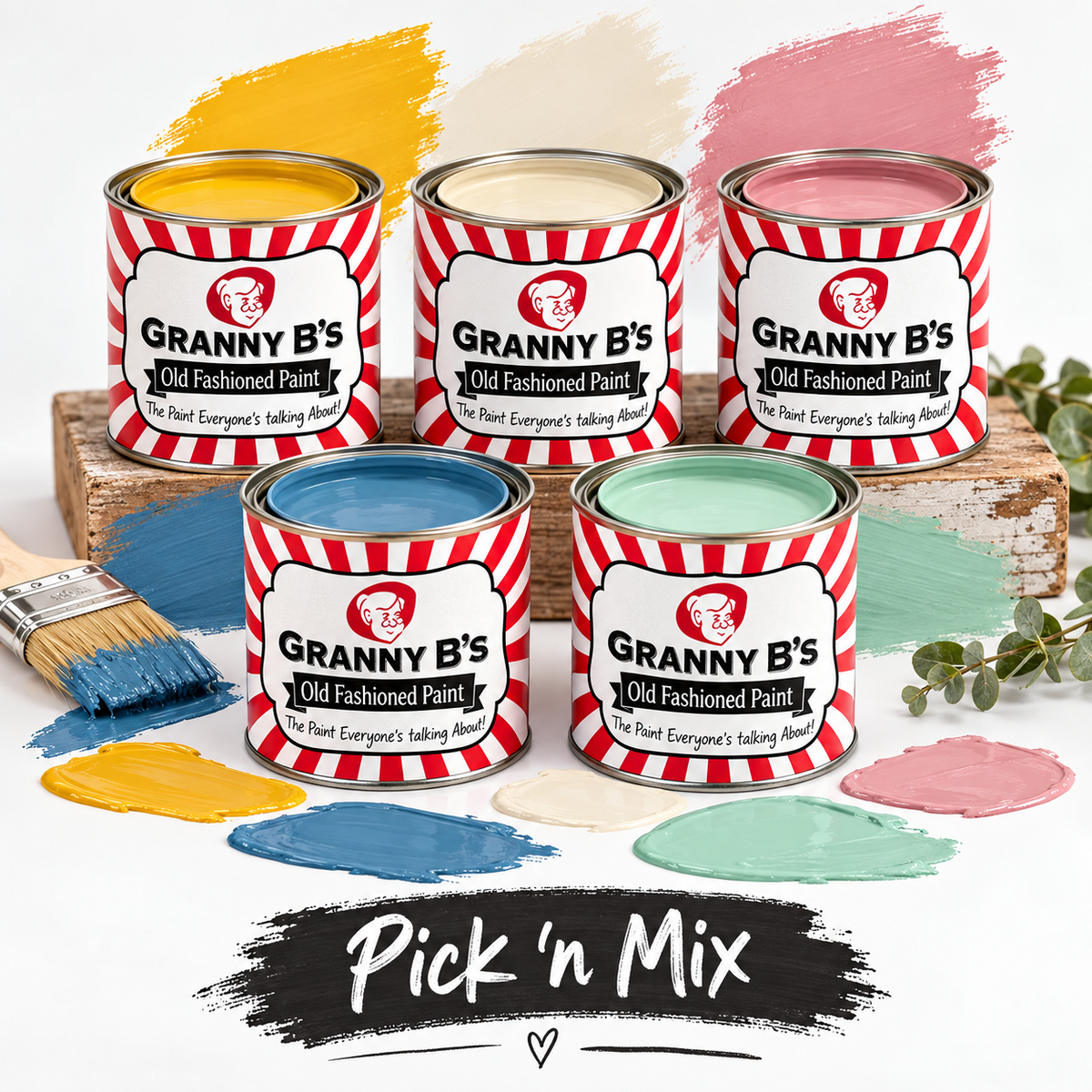 Pick 'n Mix Any 5 x 1 litres Chalkpaint R999