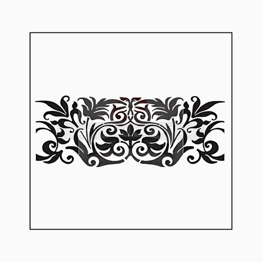 Crest Strip Stencil - Granny B's Old Fashioned Paint