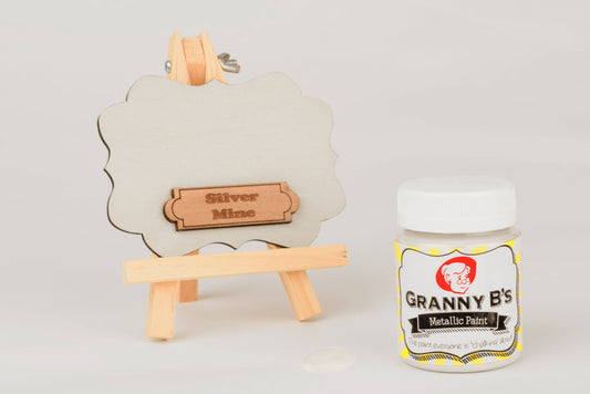 Metallic Chalkpaint - Silver Mine