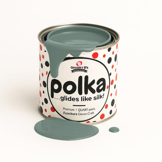 Polka.Paint - Duck Egg (duck egg blue)