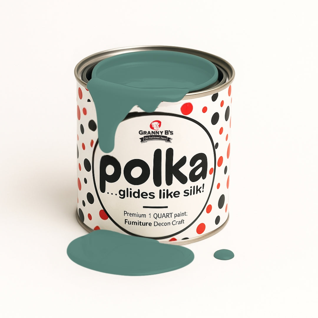 Polka.Paint - Eucalyptus (aloe green)