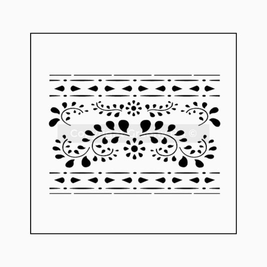 Faux Bone Stencil