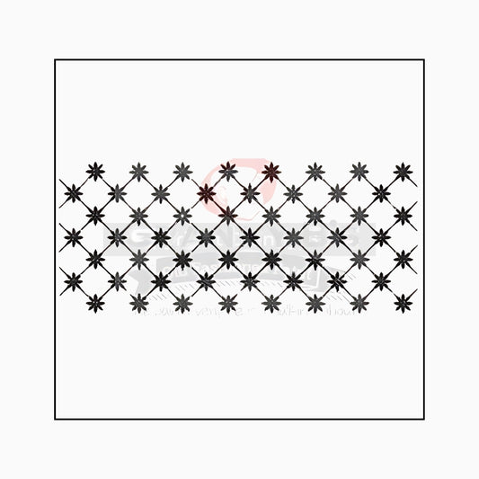 Flower Geometric Stencil - Granny B's Old Fashioned Paint