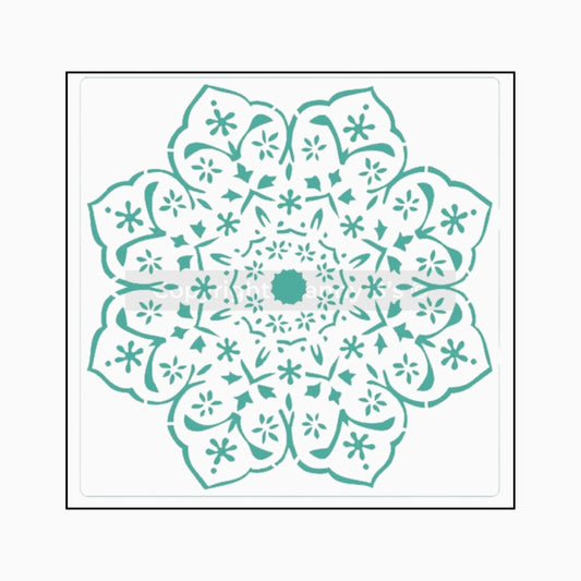 Flower Mandalla - Stencil - Granny B's Old Fashioned Paint
