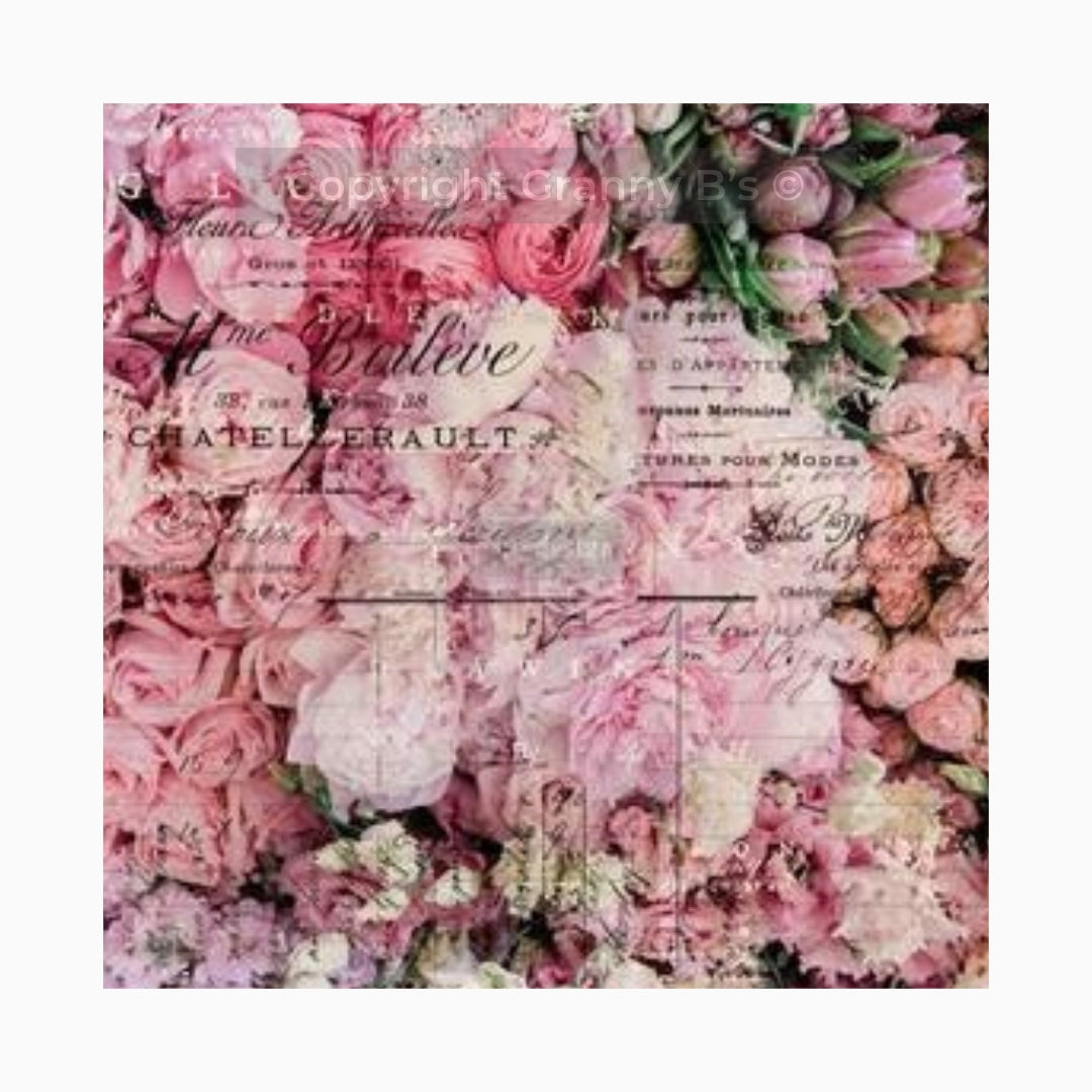 ‘Flower Market’ - Decoupage Tissue Paper