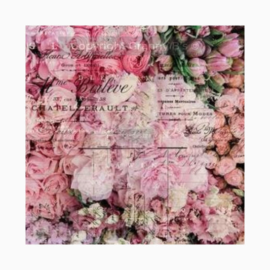 ‘Flower Market’ - Decoupage Tissue Paper