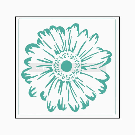 Gerbera Floral- Stencil - Granny B's Old Fashioned Paint