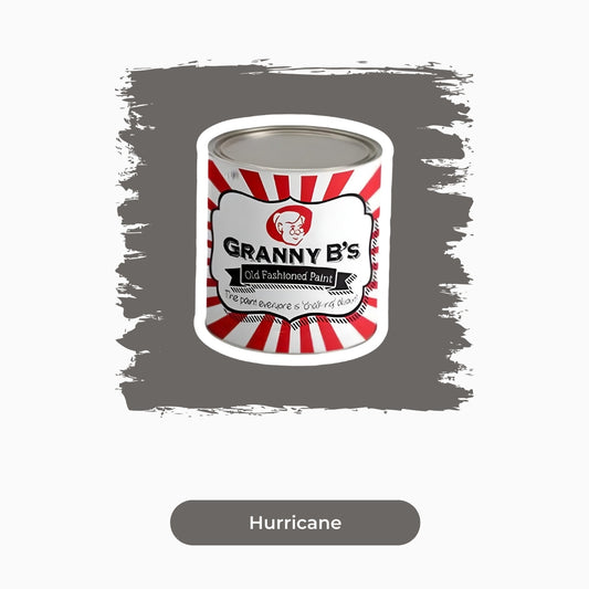 Chalkpaint - Hurricane Grey (Dark Grey) - Granny B's Old Fashioned Paint