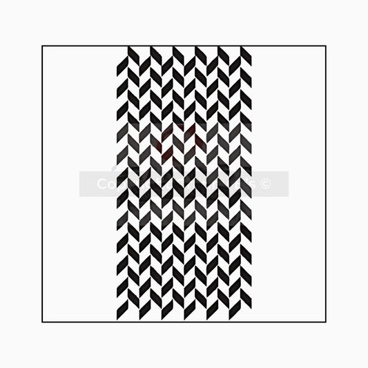 Herringbone Stencil - Granny B's Old Fashioned Paint